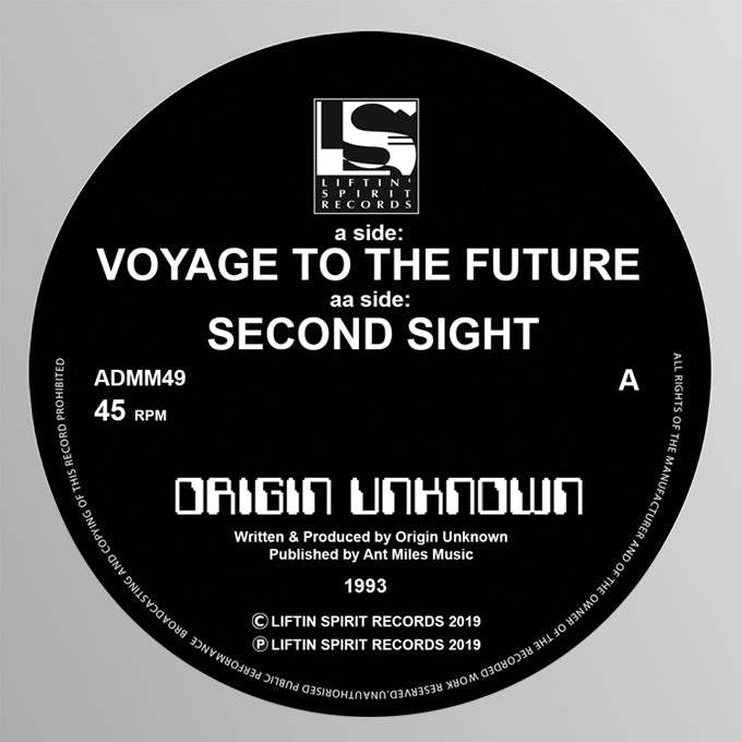 Origin Unknown - Voyage to the Future / Second Sight