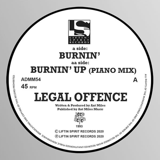 Legal Offence - Burnin' / Burnin' Up
