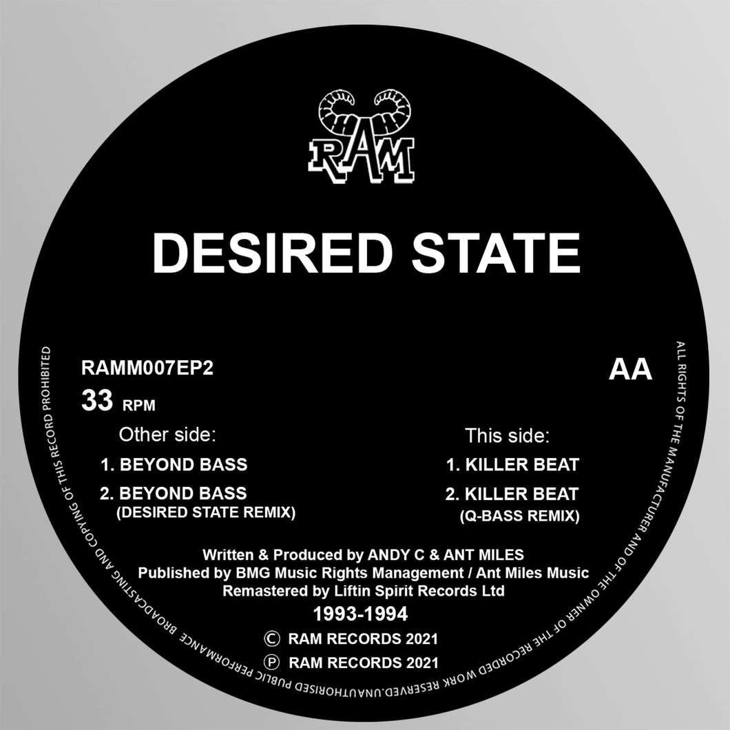 Desired State - Beyond Bass / Killer Beat (Includes Remixes)