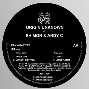 Origin Unknown, Shimon & Andy C - Truly One / Mission Control / Quest / Night Flight
